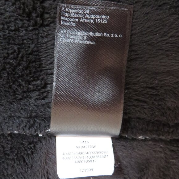 The north face women's winter jacket size XL black/white inside thick fleece - Picture 11 of 13